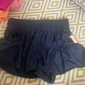 NWT free people Get Your Flirt On Shorts NAVY
